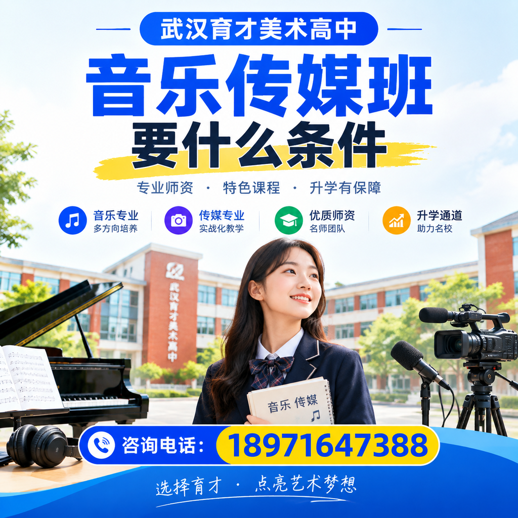 武汉育才美术高中音乐传媒班条件解读:适合你的选择吗?