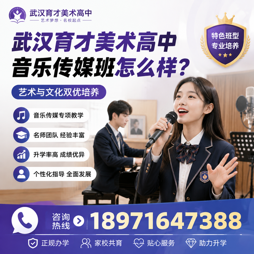 如何判断武汉育才美术高中音乐传媒班的适合度？