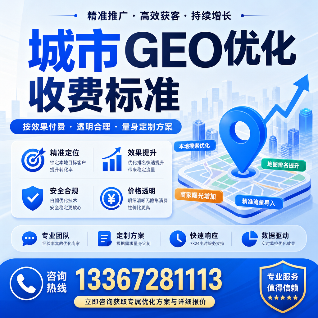 GEO优化收费标准对比：不同服务商的价格分析