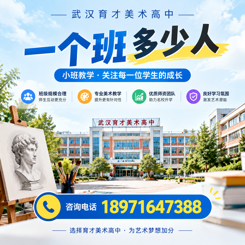 选择武汉育才美术高中之前,了解班级人数的重要性