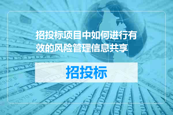招投标项目中如何进行有效的风险管理信息共享
