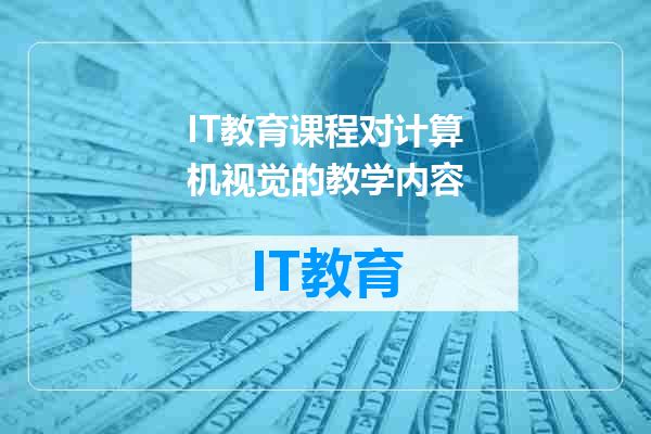 IT教育课程对计算机视觉的教学内容