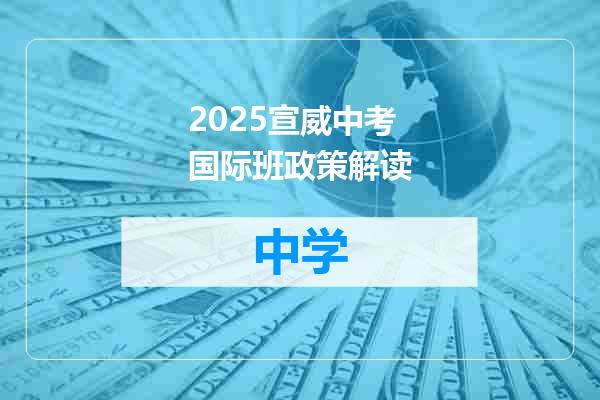 2025宣威中考国际班政策解读