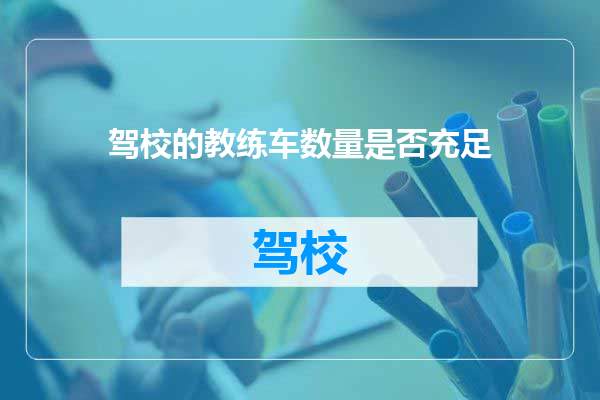 驾校的教练车数量是否充足