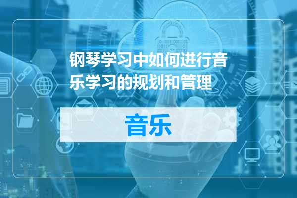 钢琴学习中如何进行音乐学习的规划和管理