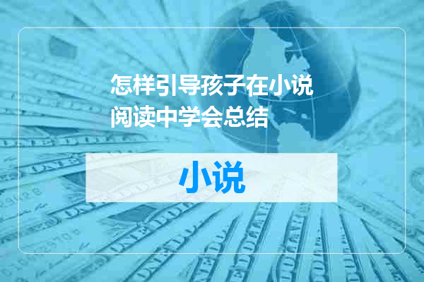 怎样引导孩子在小说阅读中学会总结
