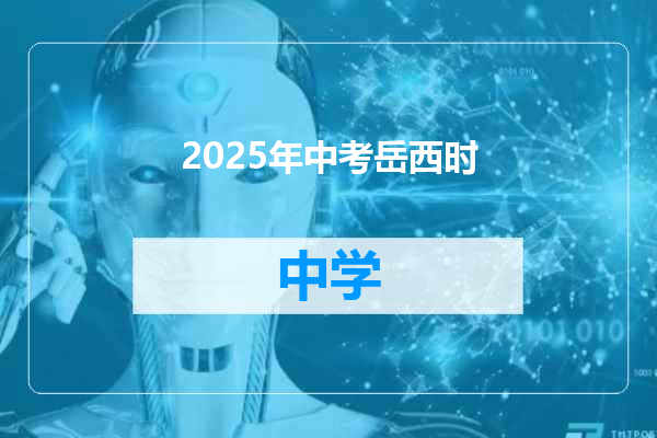 2025年中考岳西时