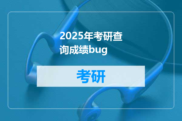 2025年考研查询成绩bug